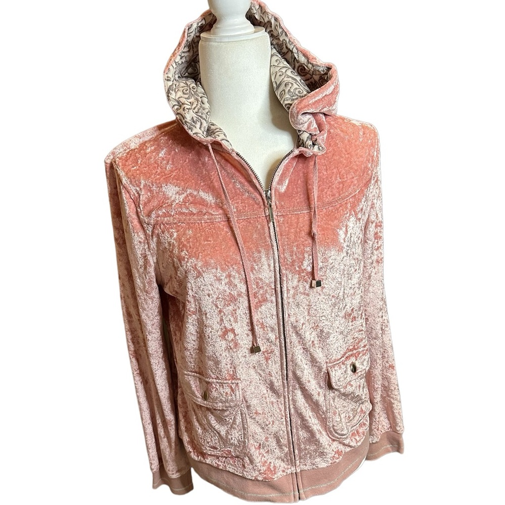 Chicos Zenergy Pink lightweight Jacket‎